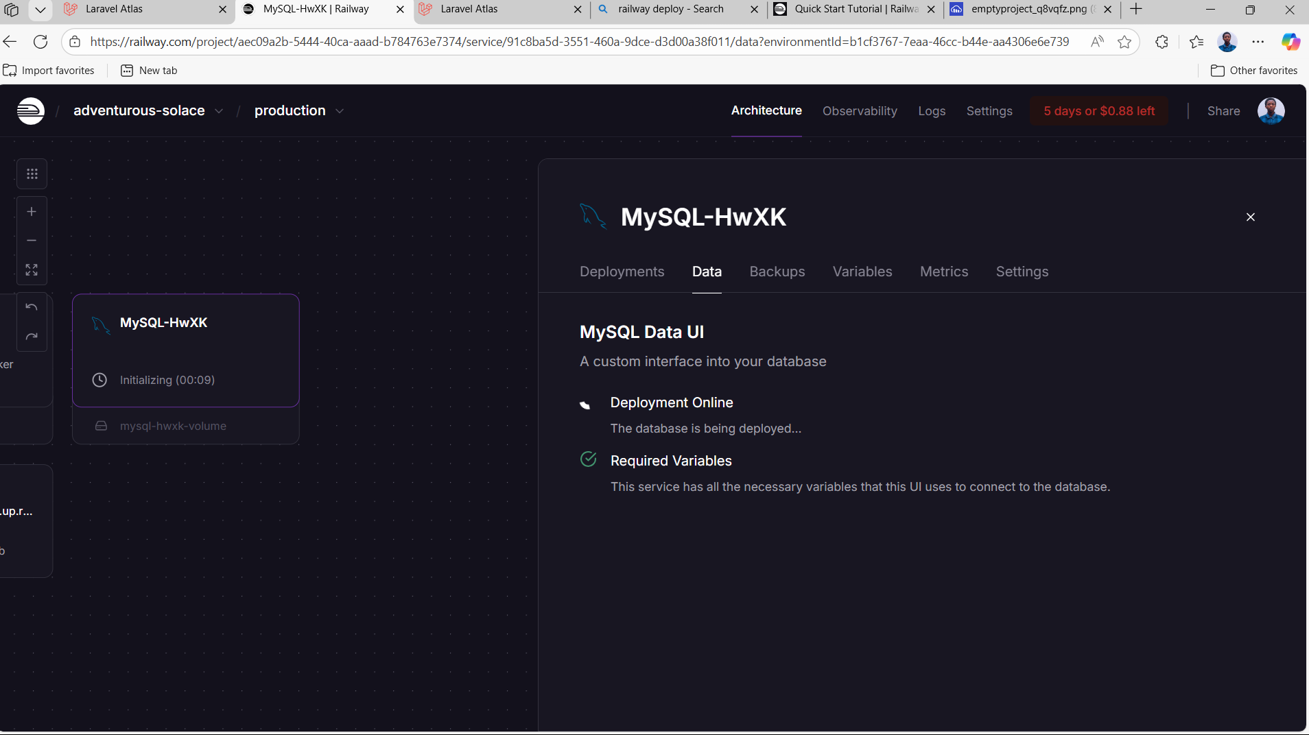 MySQL Deploying